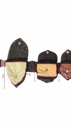 Lakhays Pixie Three Pocket Hip Festival Fanny Pack Waist Belt Bag Belts 11 Lakhays Pixie Three Pocket Hip Festival Fanny Pack Waist Belt Bag Belts