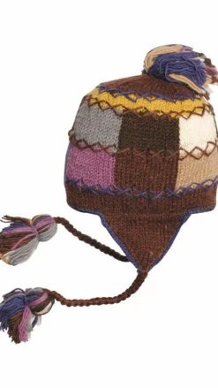 Lakhays Patch Knit Warm Winter Woolen Snow Hat Hats & Beanies