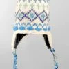 Lakhays Unisex Handknit Woolen Earflap Hat With Fleece Lining