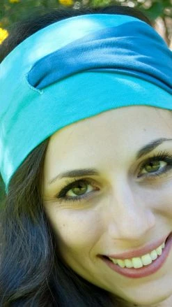 Lakhays Headbands Organic Cotton Tube Yoga Fitness Headband