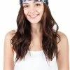 Lakhays Women's Tie Dye Boho Cotton Active Yoga Travel Headband Headbands
