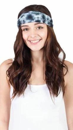 Lakhays Women's Tie Dye Boho Cotton Active Yoga Travel Headband Headbands