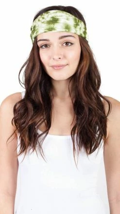 Lakhays Women's Tie Dye Boho Cotton Active Yoga Travel Headband Headbands