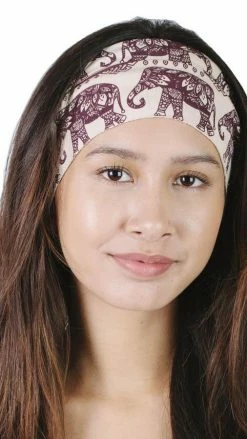 Lakhays Elephant March Fleece Lined Headwrap