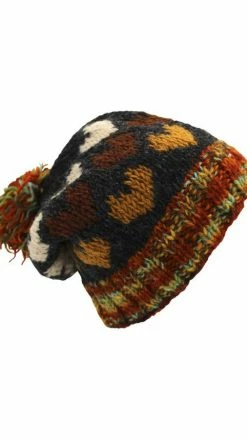 Lakhays Wool Kint Hearts Hat