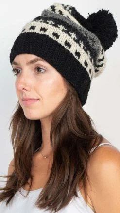 Lakhays Hats & Beanies Wool Knit Layered Hat