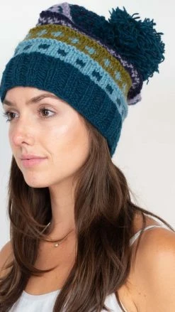 Lakhays Hats & Beanies Wool Knit Layered Hat