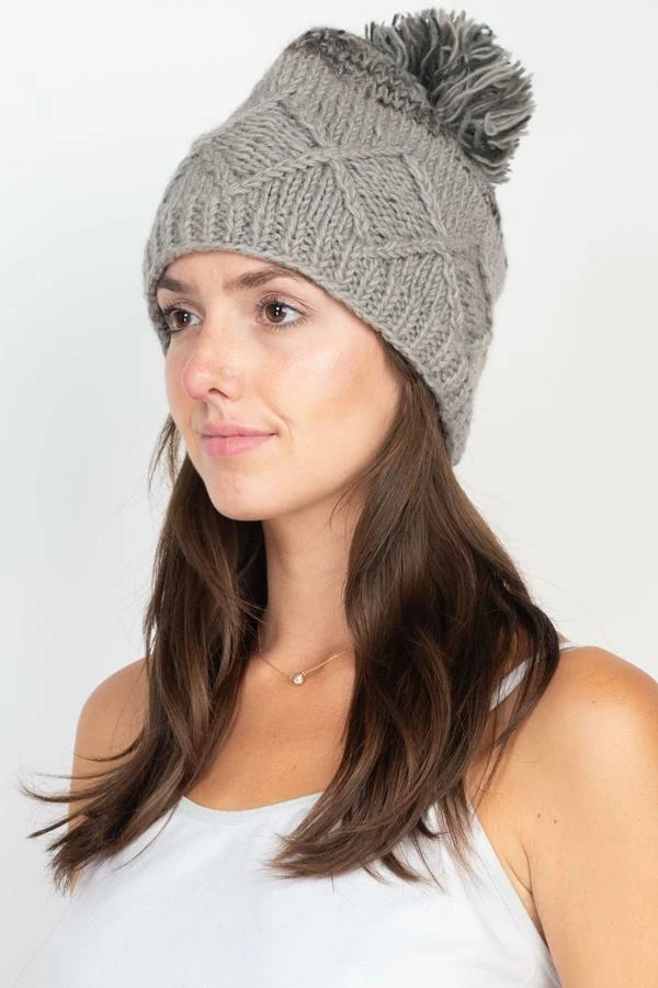 Lakhays Hats & Beanies Wool PomPom Hat 3 Lakhays Hats & Beanies Wool PomPom Hat