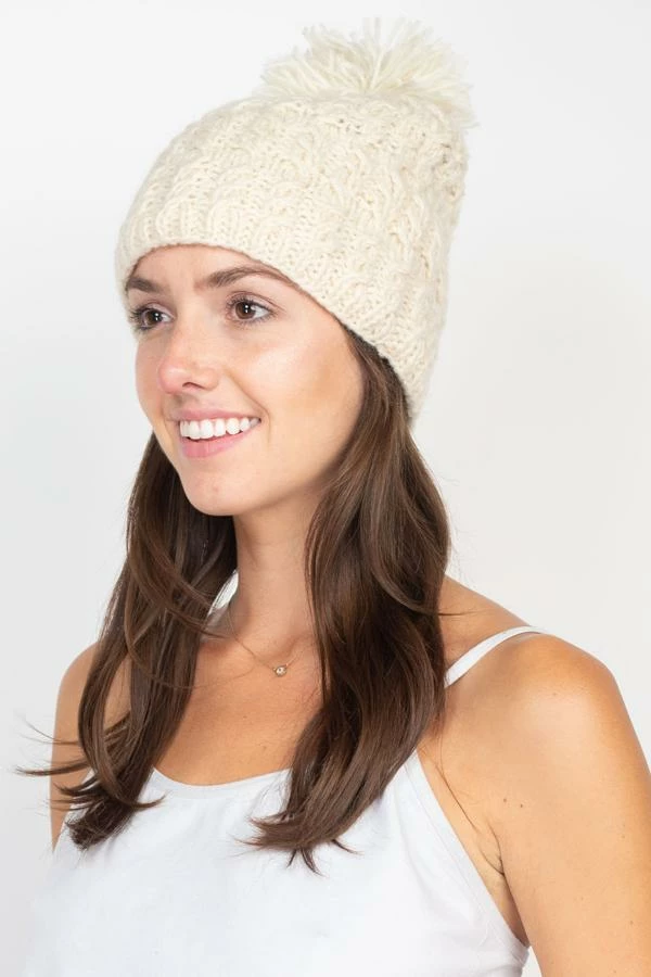 Lakhays Hats & Beanies Wool PomPom Hat 8 Lakhays Hats & Beanies Wool PomPom Hat