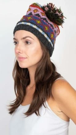 Lakhays Wool PomPom Hat Hats & Beanies