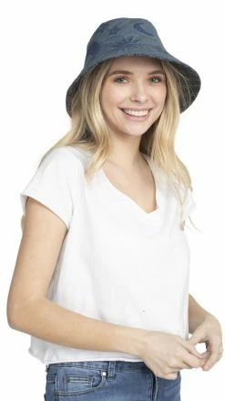 Lakhays New Arrivals Canvas Reversible Bucket Hat