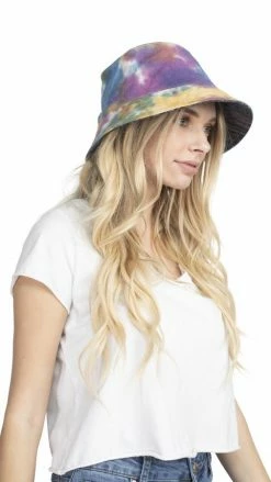 Lakhays Tie-Dye Reversible Bucket Hat New Arrivals