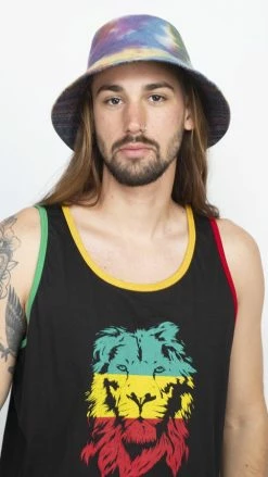 Lakhays Tie-Dye Reversible Bucket Hat New Arrivals
