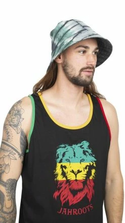 Lakhays Tie-Dye Reversible Bucket Hat New Arrivals