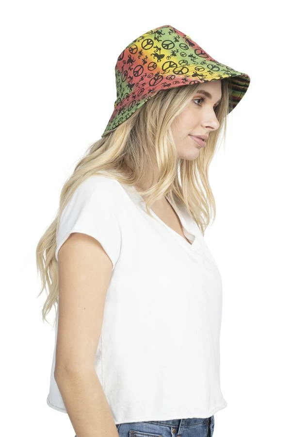 Lakhays New Arrivals JahRoots Reversible Bucket Hat 12 Lakhays New Arrivals JahRoots Reversible Bucket Hat