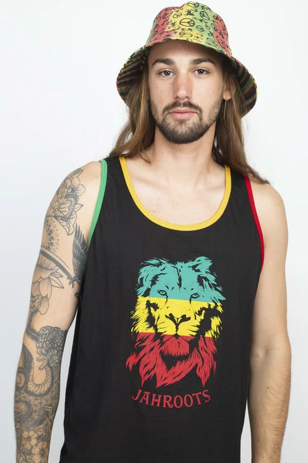 Lakhays New Arrivals JahRoots Reversible Bucket Hat 2 Lakhays New Arrivals JahRoots Reversible Bucket Hat