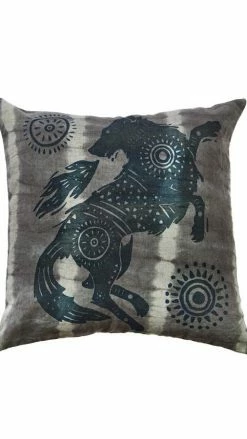 Vendor-unknown Tiedye Spirit Animal Throw Pillow Pillows