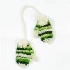 Lakhays Hand Knit Tiedye Mittens Ornament Winter Gifts