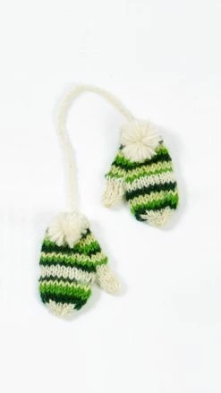Lakhays Hand Knit Tiedye Mittens Ornament Winter Gifts