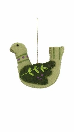 Lakhays Embroidery Bird Ornament: 3pcs/Pkt New Arrivals