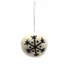 Lakhays New Arrivals Snowflake Ball Ornament: 3pcs/Pkt