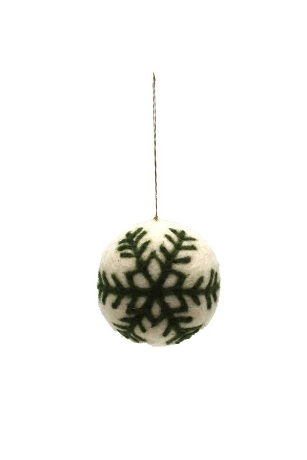 Lakhays New Arrivals Snowflake Ball Ornament: 3pcs/Pkt 2 Lakhays New Arrivals Snowflake Ball Ornament: 3pcs/Pkt