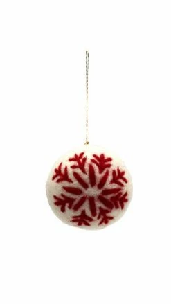 Lakhays New Arrivals Snowflake Ball Ornament: 3pcs/Pkt 5 Lakhays New Arrivals Snowflake Ball Ornament: 3pcs/Pkt