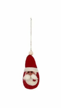Lakhays New Arrivals Santa Ornament: 3pcs/Pkt