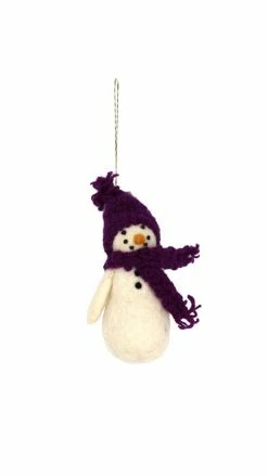Lakhays New Arrivals Snowman Ornament: 3pcs/Pkt