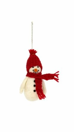 Lakhays New Arrivals Snowman Ornament: 3pcs/Pkt
