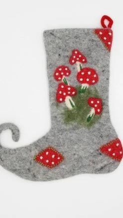 Lakhays Felt Mushroom Stockings New Arrivals