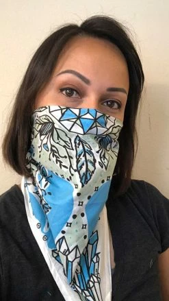 Lakhays Headbands Cotton Boho Crystal Bandana