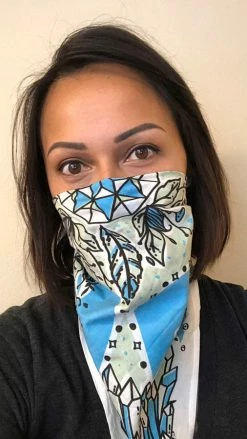 Lakhays Headbands Cotton Boho Crystal Bandana