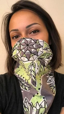 Lakhays Headbands Cotton Boho Crystal Bandana