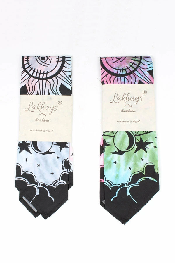 Lakhays Eye Sun Moon Bandana 2 Lakhays Eye Sun Moon Bandana