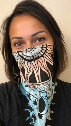 Lakhays Eye Sun Moon Bandana