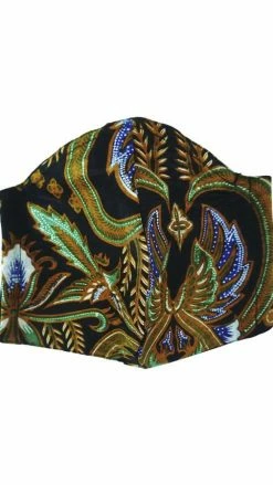 Lakhays Batik Print Cotton Face Mask Face Masks