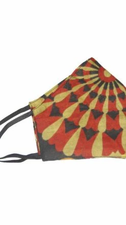 Lakhays Zinnia Print Face Mask Face Masks