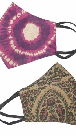 Lakhays Face Masks Vintage/Tiedye Print Face Mask