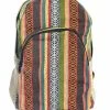 Lakhays Natural Eco Boho Hemp And Cotton Backpack
