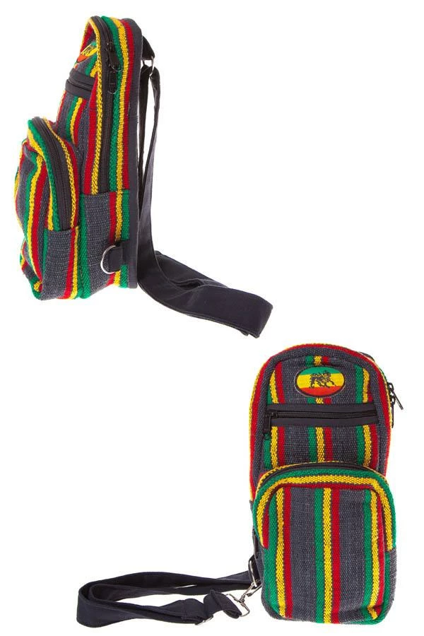 Lakhays Natural Eco Boho Rasta JAH Crossbody Travel Bag 2 Lakhays Natural Eco Boho Rasta JAH Crossbody Travel Bag