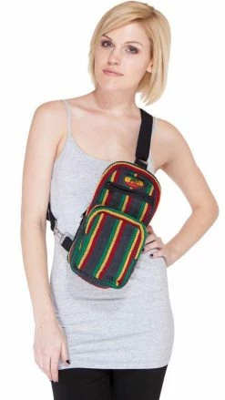 Lakhays Natural Eco Boho Rasta JAH Crossbody Travel Bag