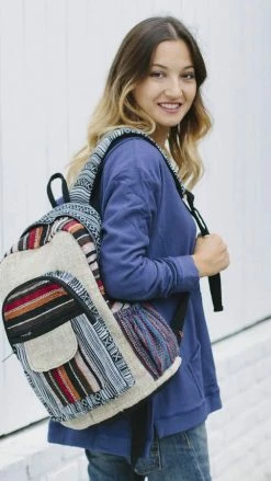 Lakhays Bags Hitchhiker Hippie Boho Backpack