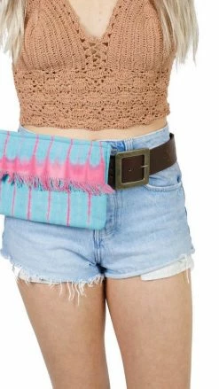Lakhays Convertible Tie-dye Clutch And Belt Bag Belts