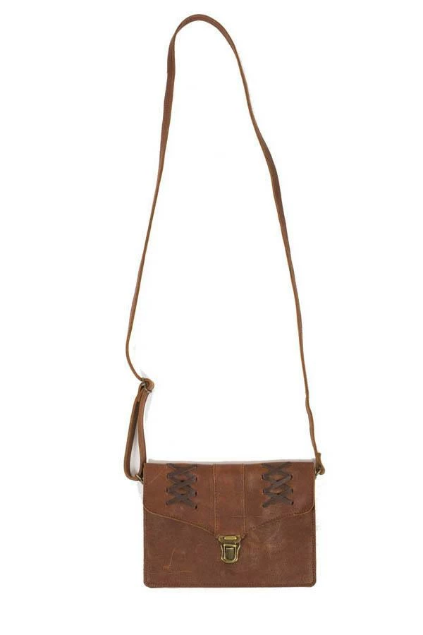 Lakhays Bags Hippie Leather Lacing Convertible Crossbody Belt Bag 2 Lakhays Bags Hippie Leather Lacing Convertible Crossbody Belt Bag