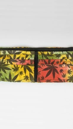 Lakhays Hippie Rasta Canna-Leaf Wallet