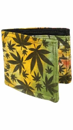 Lakhays Hippie Rasta Canna-Leaf Wallet