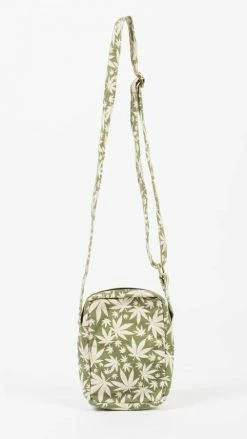 Lakhays Hippie Rasta Marijuana Leaf Small Crossbody Bag