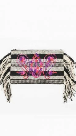 Lakhays Boho Gheri Fringe Belt Clutch Bags