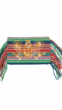 Lakhays Boho Gheri Fringe Belt Clutch Bags